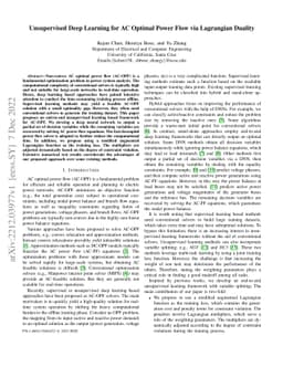 Unsupervised Deep Learning for AC Optimal Power Flow via Lagrangian
  Duality