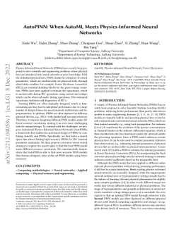 AutoPINN: When AutoML Meets Physics-Informed Neural Networks