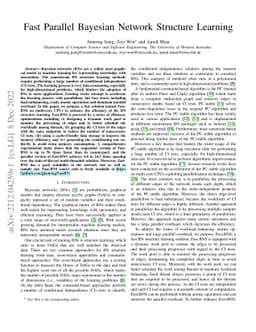 Fast Parallel Bayesian Network Structure Learning