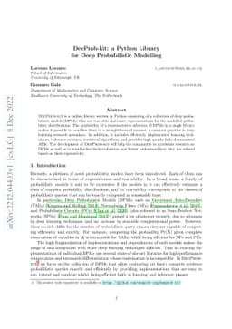 DeeProb-kit: a Python Library for Deep Probabilistic Modelling