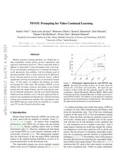 PIVOT: Prompting for Video Continual Learning