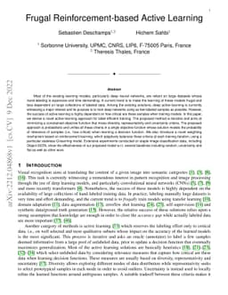 Frugal Reinforcement-based Active Learning