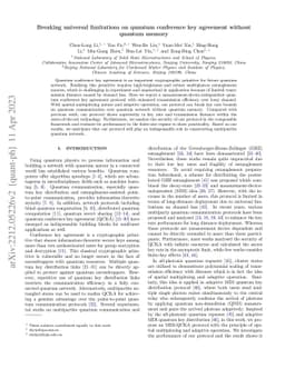 Breaking universal limitations on quantum conference key agreement
  without quantum memory