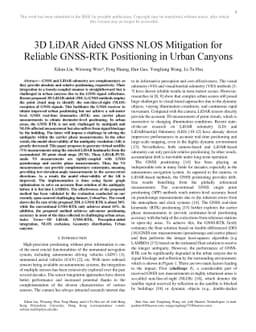 3D LiDAR Aided GNSS NLOS Mitigation for Reliable GNSS-RTK Positioning in
  Urban Canyons
