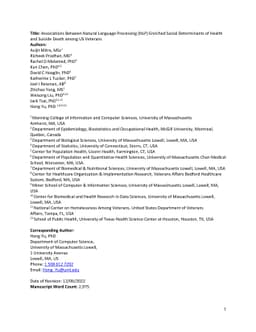 Associations Between Natural Language Processing (NLP) Enriched Social
  Determinants of Health and Suicide Death among US Veterans