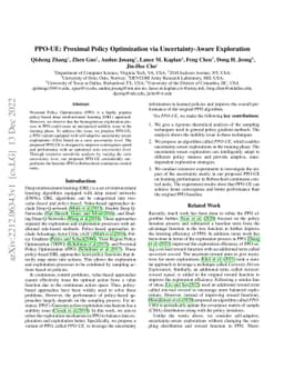 PPO-UE: Proximal Policy Optimization via Uncertainty-Aware Exploration