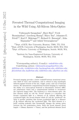 Foveated Thermal Computational Imaging in the Wild Using All-Silicon
  Meta-Optics