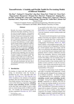 TencentPretrain: A Scalable and Flexible Toolkit for Pre-training Models
  of Different Modalities