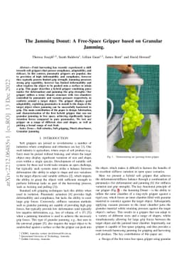 The Jamming Donut: A Free-Space Gripper based on Granular Jamming
