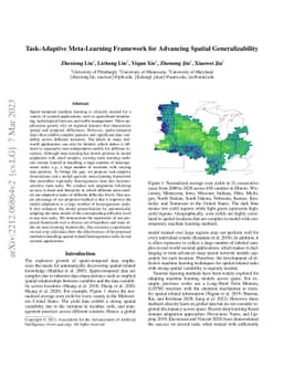 Task-Adaptive Meta-Learning Framework for Advancing Spatial
  Generalizability