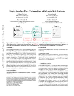 Understanding Users' Interaction with Login Notifications