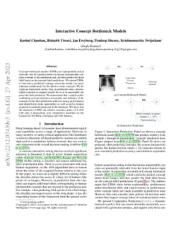 Interactive Concept Bottleneck Models