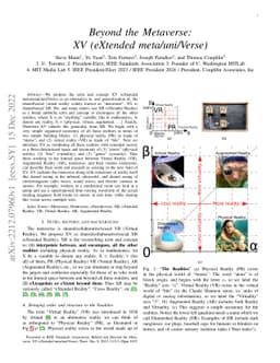 Beyond the Metaverse: XV (eXtended meta/uni/Verse)