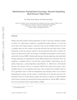 Multi-Instance Partial-Label Learning: Towards Exploiting Dual Inexact
  Supervision
