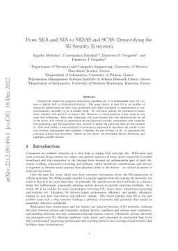 From NEA and NIA to NESAS and SCAS: Demystifying the 5G Security
  Ecosystem