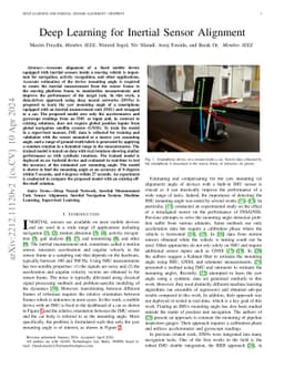 Deep Learning for Inertial Sensor Alignment