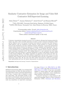 Similarity Contrastive Estimation for Image and Video Soft Contrastive
  Self-Supervised Learning