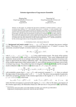 Extreme eigenvalues of Log-concave Ensemble