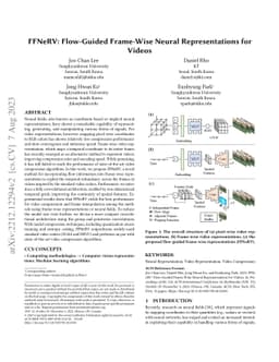 FFNeRV: Flow-Guided Frame-Wise Neural Representations for Videos