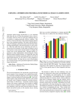 LMFLOSS: A Hybrid Loss For Imbalanced Medical Image Classification