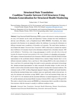 Structural State Translation: Condition Transfer between Civil
  Structures Using Domain-Generalization for Structural Health Monitoring