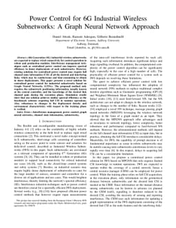 Power Control for 6G Industrial Wireless Subnetworks: A Graph Neural
  Network Approach
