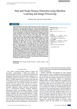 Hair and Scalp Disease Detection using Machine Learning and Image
  Processing