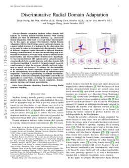 Discriminative Radial Domain Adaptation