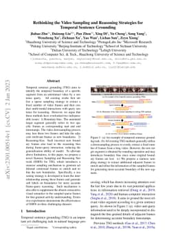 Rethinking the Video Sampling and Reasoning Strategies for Temporal
  Sentence Grounding