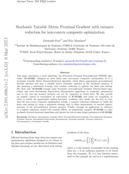 Stochastic Variable Metric Proximal Gradient with variance reduction for
  non-convex composite optimization