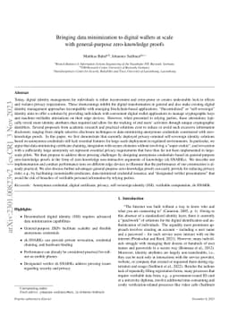 Bringing data minimization to digital wallets at scale with
  general-purpose zero-knowledge proofs