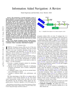 Information Aided Navigation: A Review