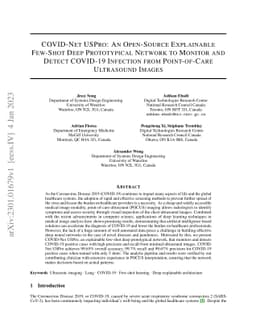 COVID-Net USPro: An Open-Source Explainable Few-Shot Deep Prototypical
  Network to Monitor and Detect COVID-19 Infection from Point-of-Care
  Ultrasound Images