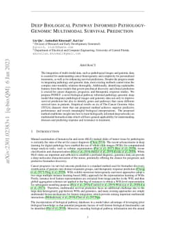 Deep Biological Pathway Informed Pathology-Genomic Multimodal Survival
  Prediction