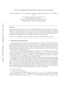 On the coalitional decomposition of parameters of interest