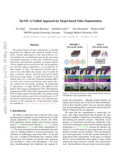 TarViS: A Unified Approach for Target-based Video Segmentation