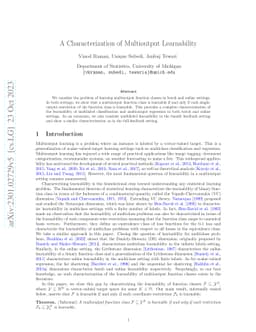 A Characterization of Multioutput Learnability