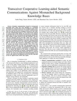 Transceiver Cooperative Learning-aided Semantic Communications Against
  Mismatched Background Knowledge Bases