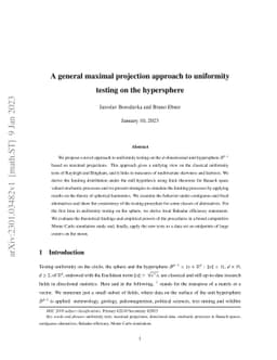 A general maximal projection approach to uniformity testing on the
  hypersphere