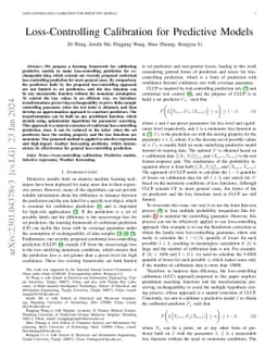 Loss-Controlling Calibration for Predictive Models