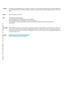 Forgetful Active Learning with Switch Events: Efficient Sampling for
  Out-of-Distribution Data