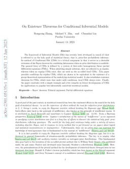 On Existence Theorems for Conditional Inferential Models
