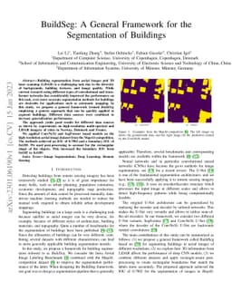 BuildSeg: A General Framework for the Segmentation of Buildings