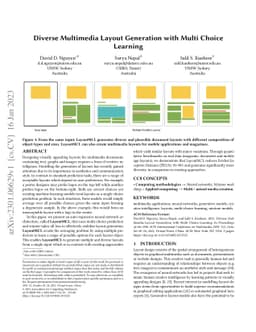 Diverse Multimedia Layout Generation with Multi Choice Learning