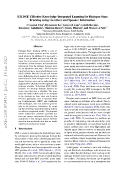 KILDST: Effective Knowledge-Integrated Learning for Dialogue State
  Tracking using Gazetteer and Speaker Information