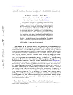 Robust Gaussian Process Regression with Huber Likelihood