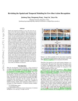 Revisiting the Spatial and Temporal Modeling for Few-shot Action
  Recognition