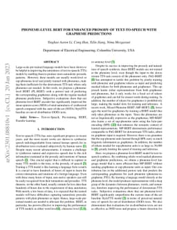 Phoneme-Level BERT for Enhanced Prosody of Text-to-Speech with Grapheme
  Predictions