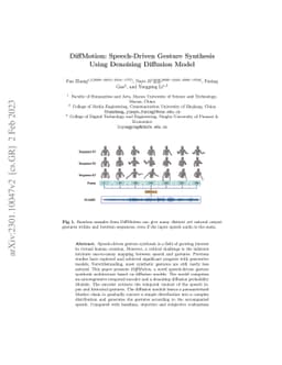 DiffMotion: Speech-Driven Gesture Synthesis Using Denoising Diffusion
  Model