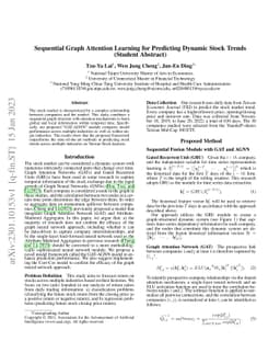Sequential Graph Attention Learning for Predicting Dynamic Stock Trends
  (Student Abstract)